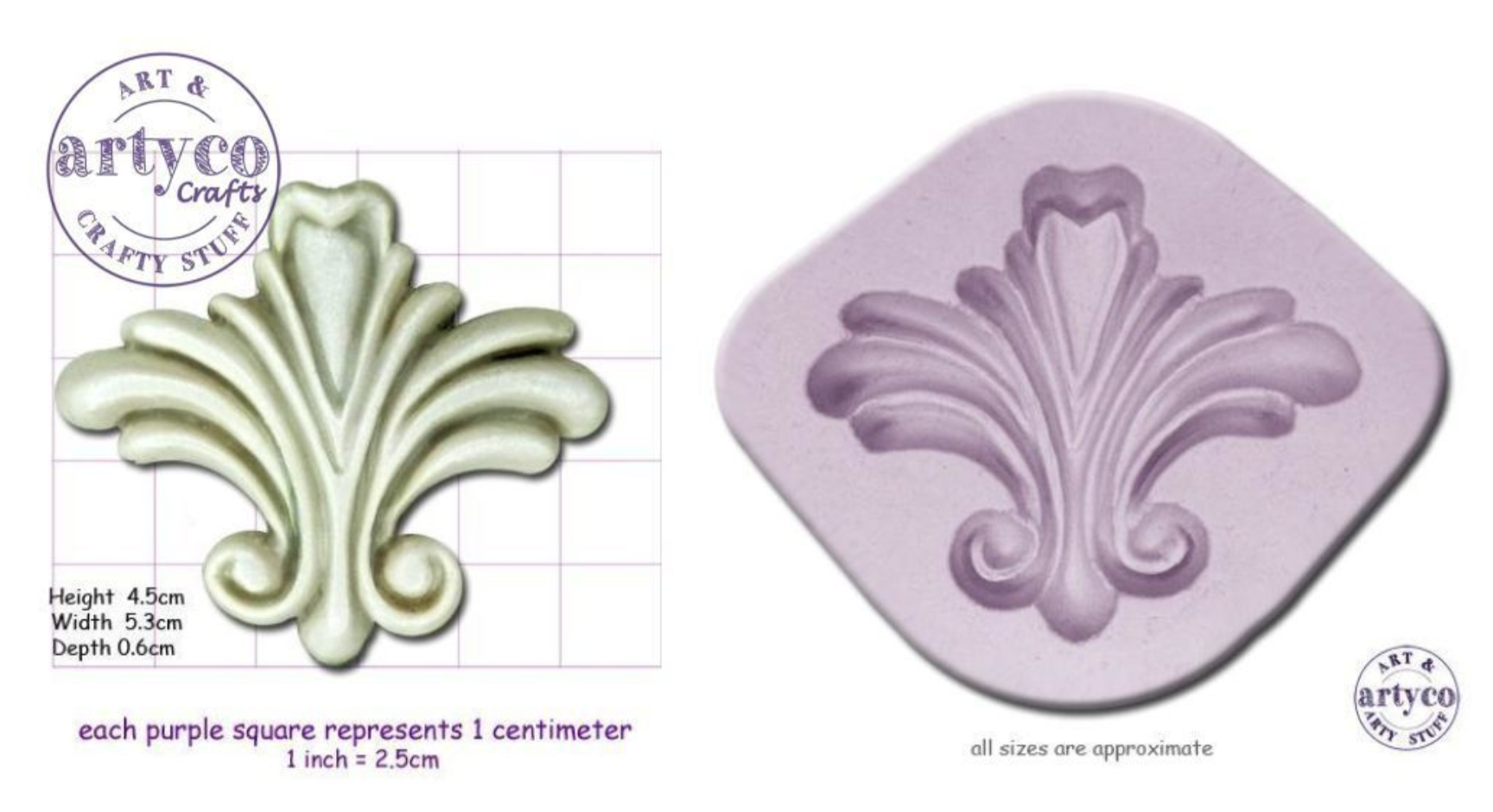Fleur de Lys No 2 Mould