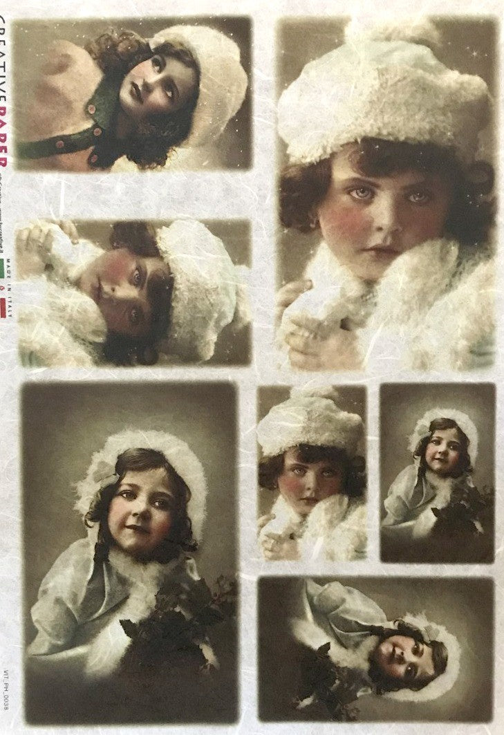 Rice Paper Victorian/ Vintage Style Portraits