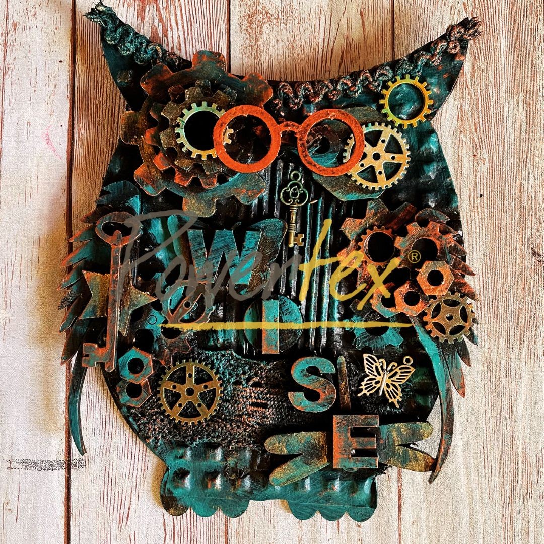 MDF Steam Punk Owl