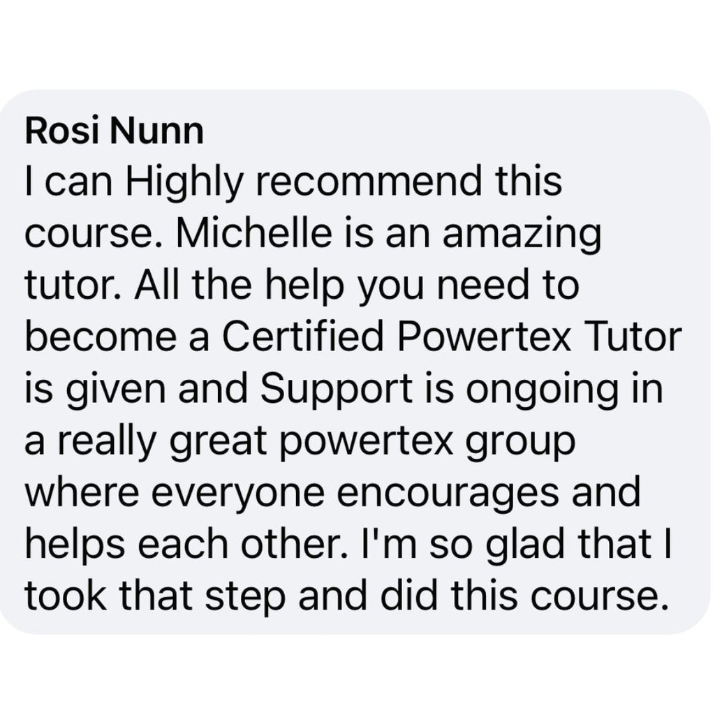 Powertex Certified Tutor Training Foundations Course