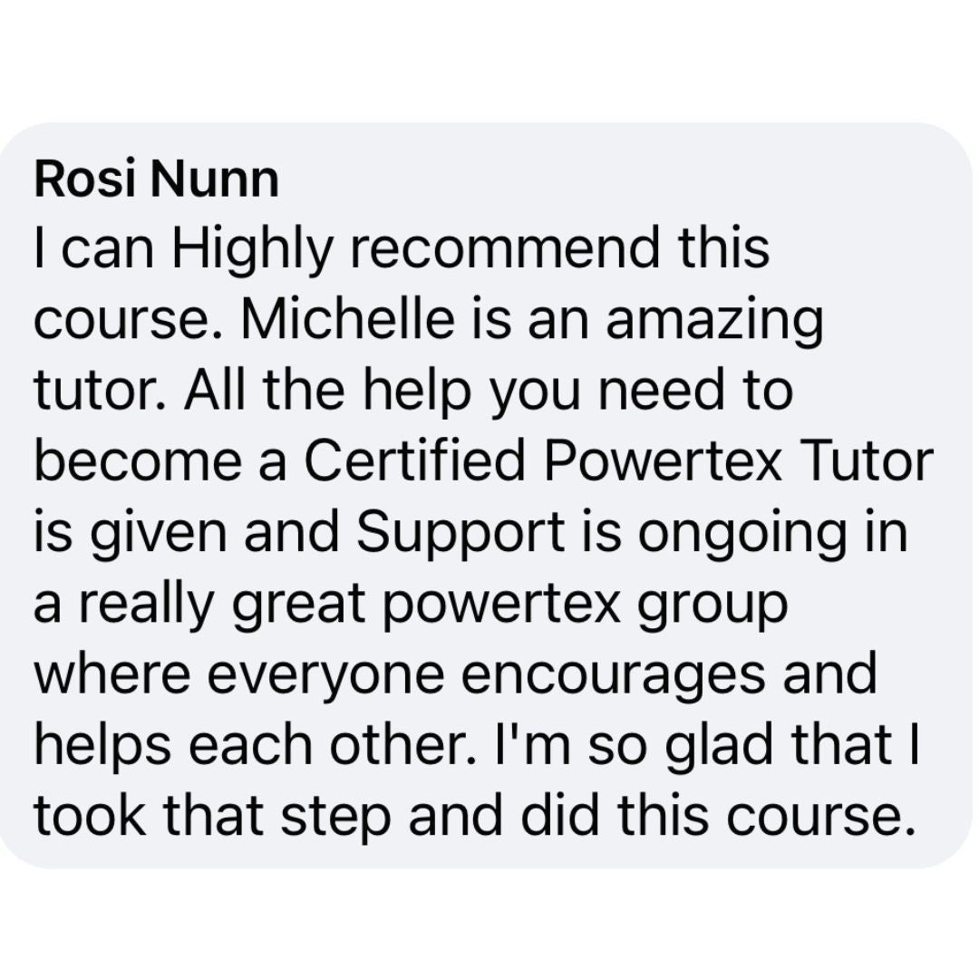 Powertex Certified Tutor Training Foundations Course