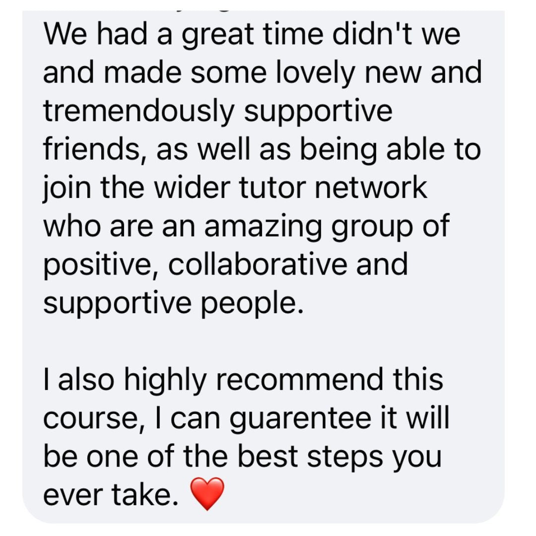 Powertex Certified Tutor Training Foundations Course