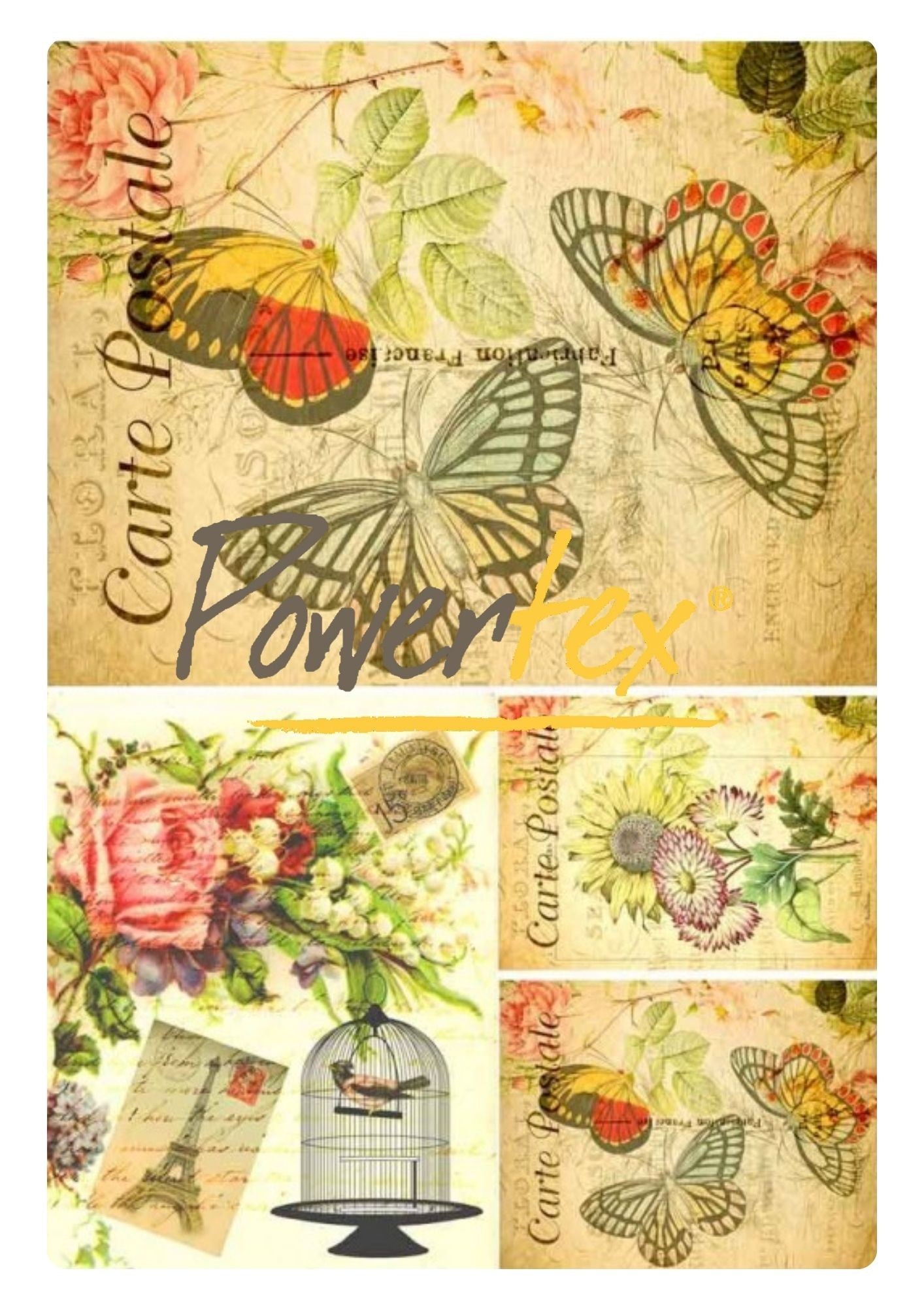 Antique Postcards Rice Papers Collection