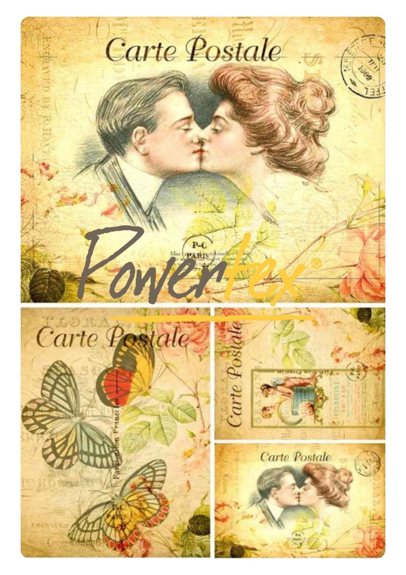 Antique Postcards Rice Papers Collection