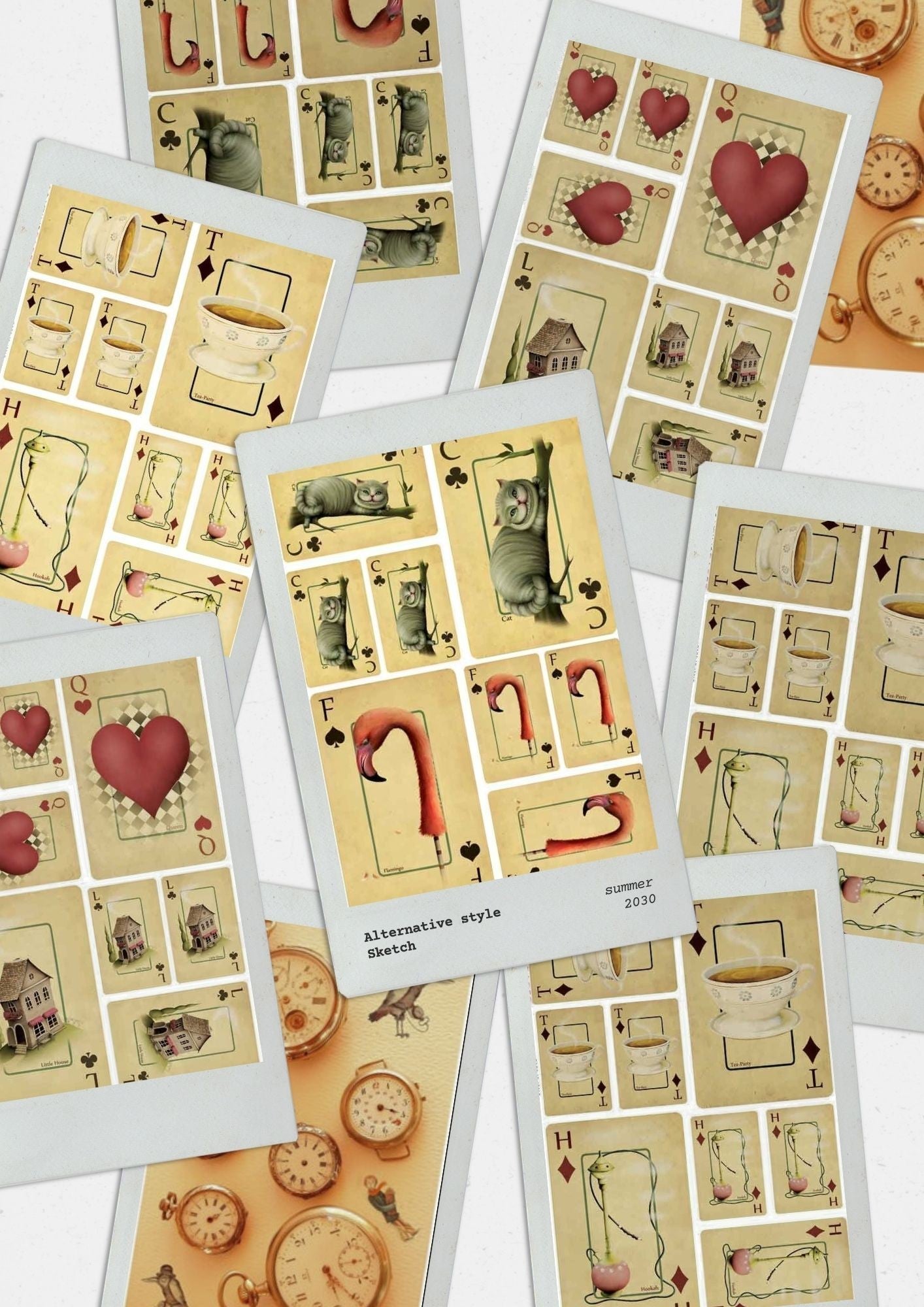 Wonderland Inspired Rice Papers Collection