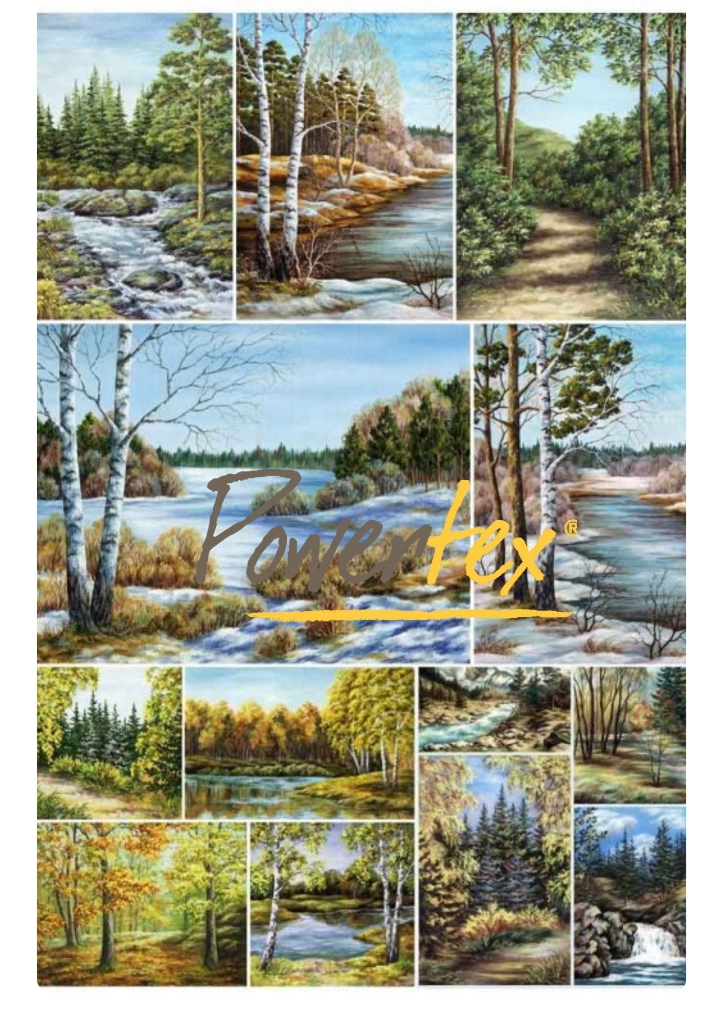 Landscape Scenery Rice Papers Collection
