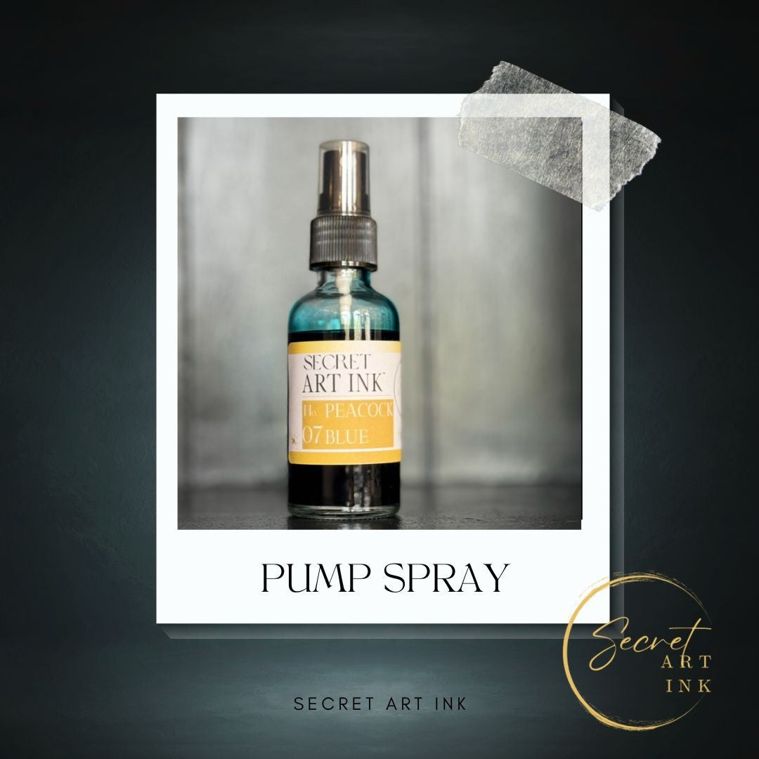 Secret Art Ink™ – Glass Pump Spray Bottle (50ml)