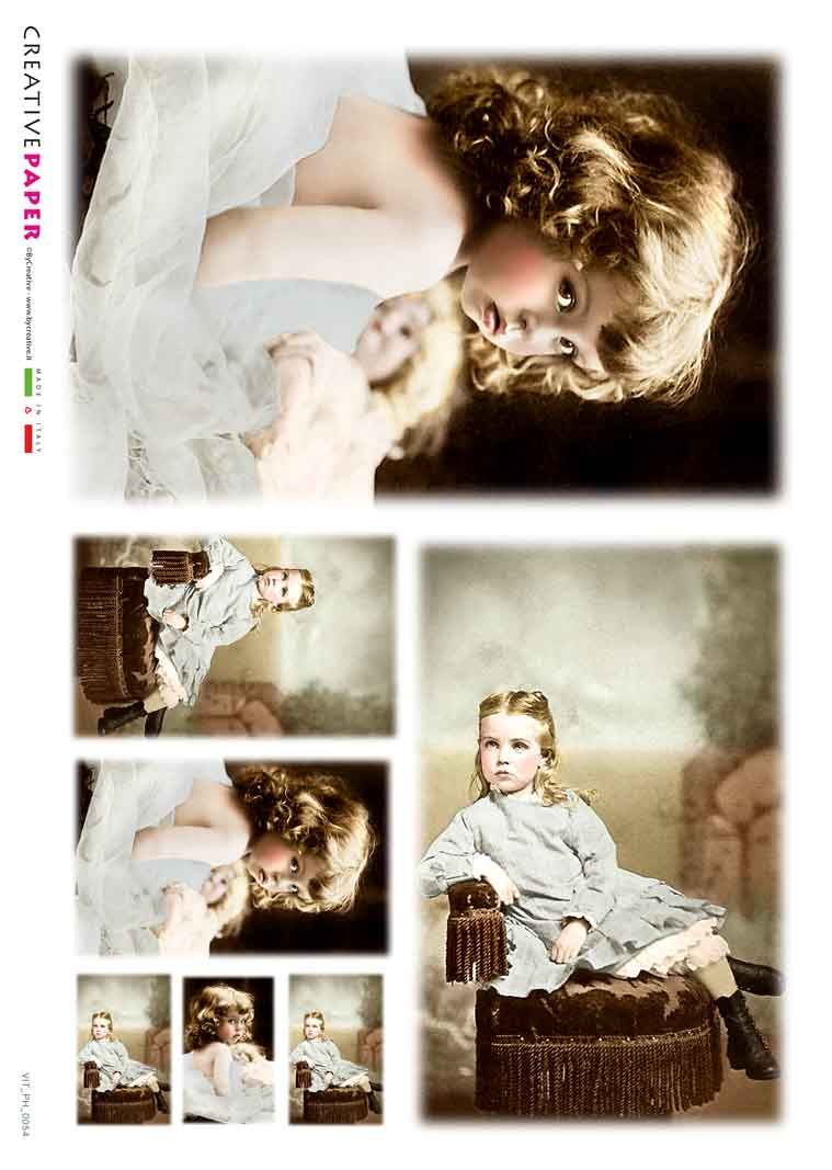 Rice Paper Victorian/ Vintage Style Portraits