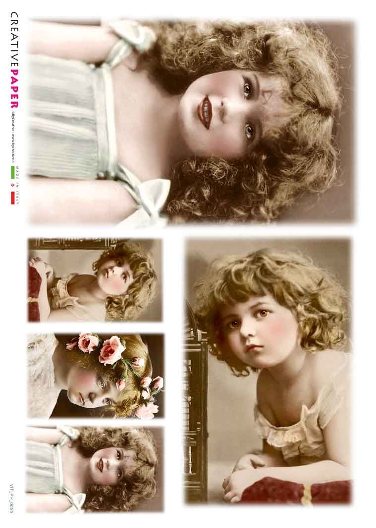 Rice Paper Victorian/ Vintage Style Portraits