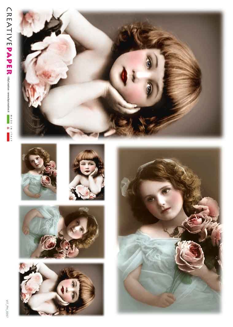 Rice Paper Victorian/ Vintage Style Portraits