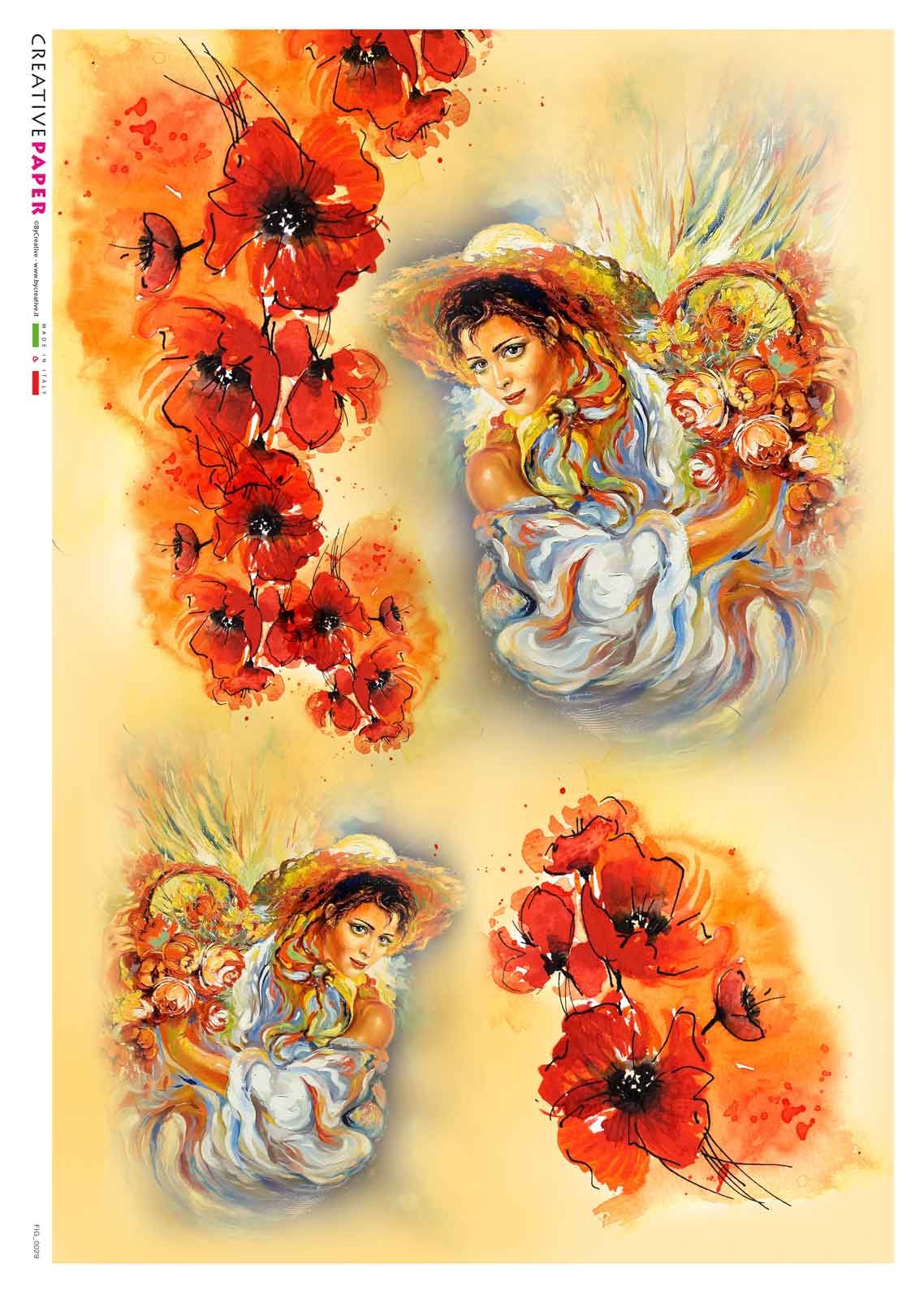 Art and Creative Designs Rice Paper Collection