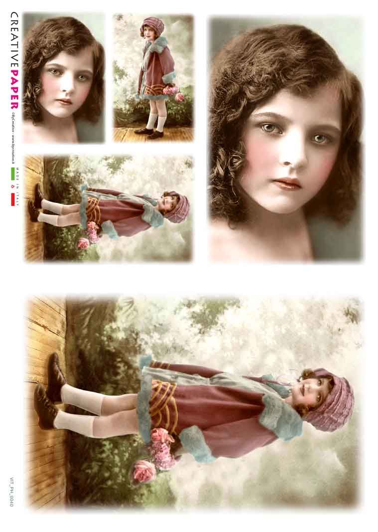 Rice Paper Victorian/ Vintage Style Portraits