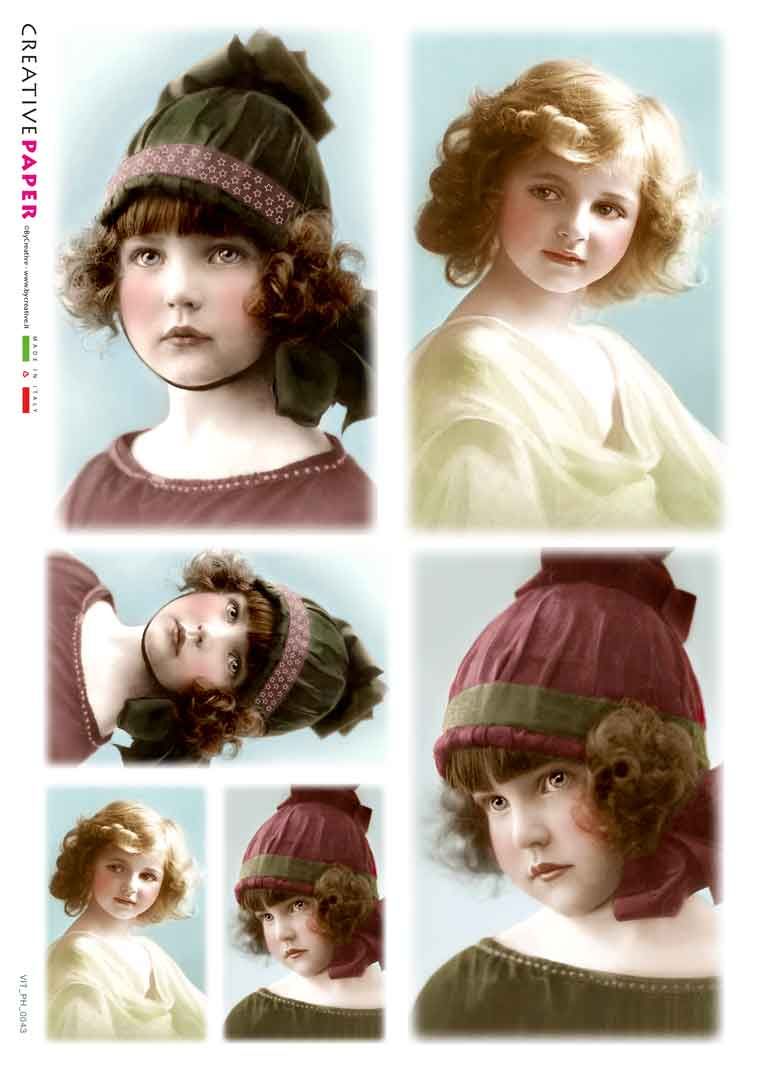 Rice Paper Victorian/ Vintage Style Portraits