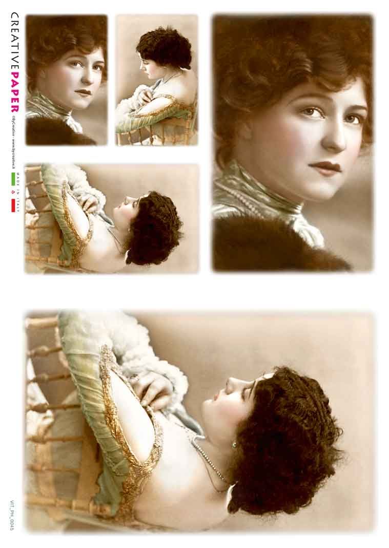 Rice Paper Victorian/ Vintage Style Portraits