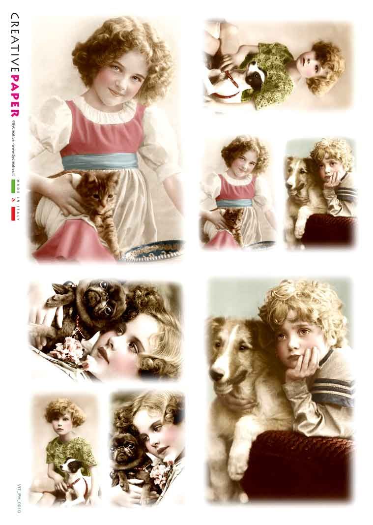 Rice Paper Victorian/ Vintage Style Portraits