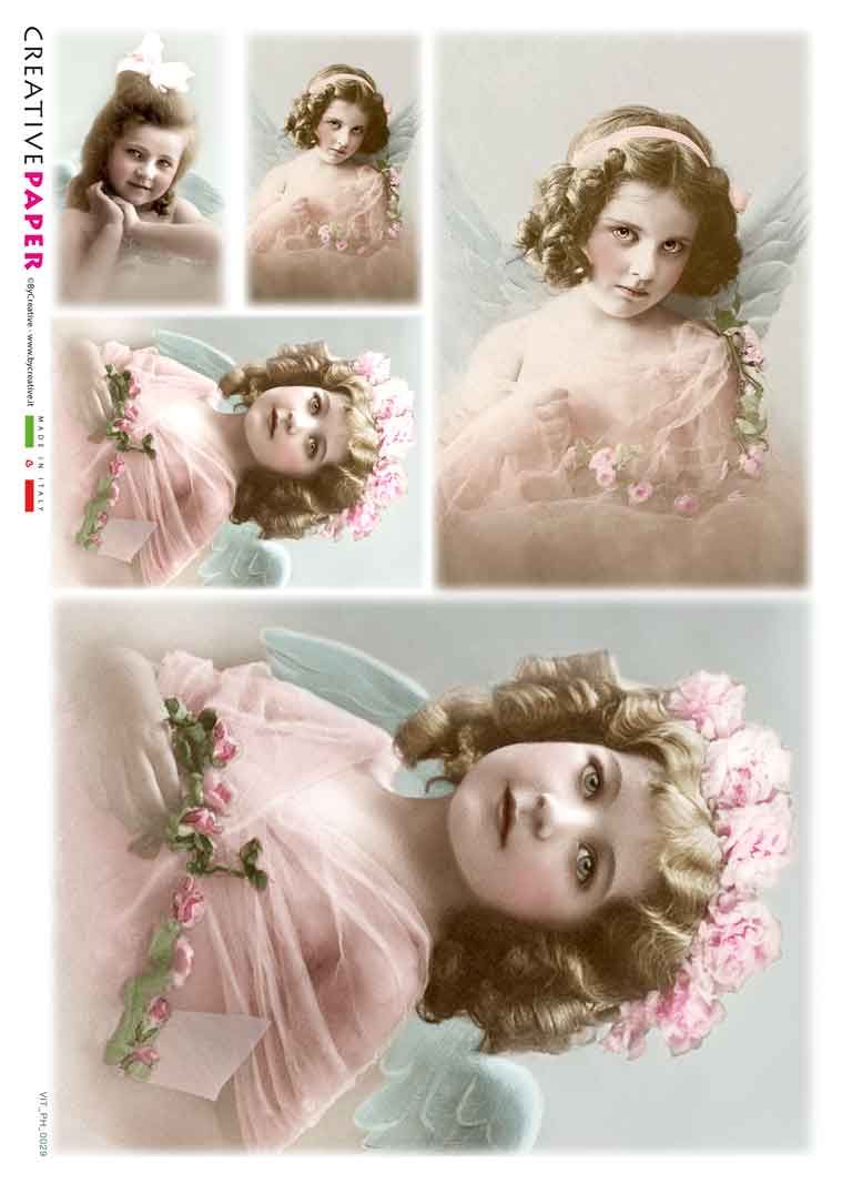 Rice Paper Victorian/ Vintage Style Portraits