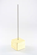 Wood and Metal Base 7x7x30cm