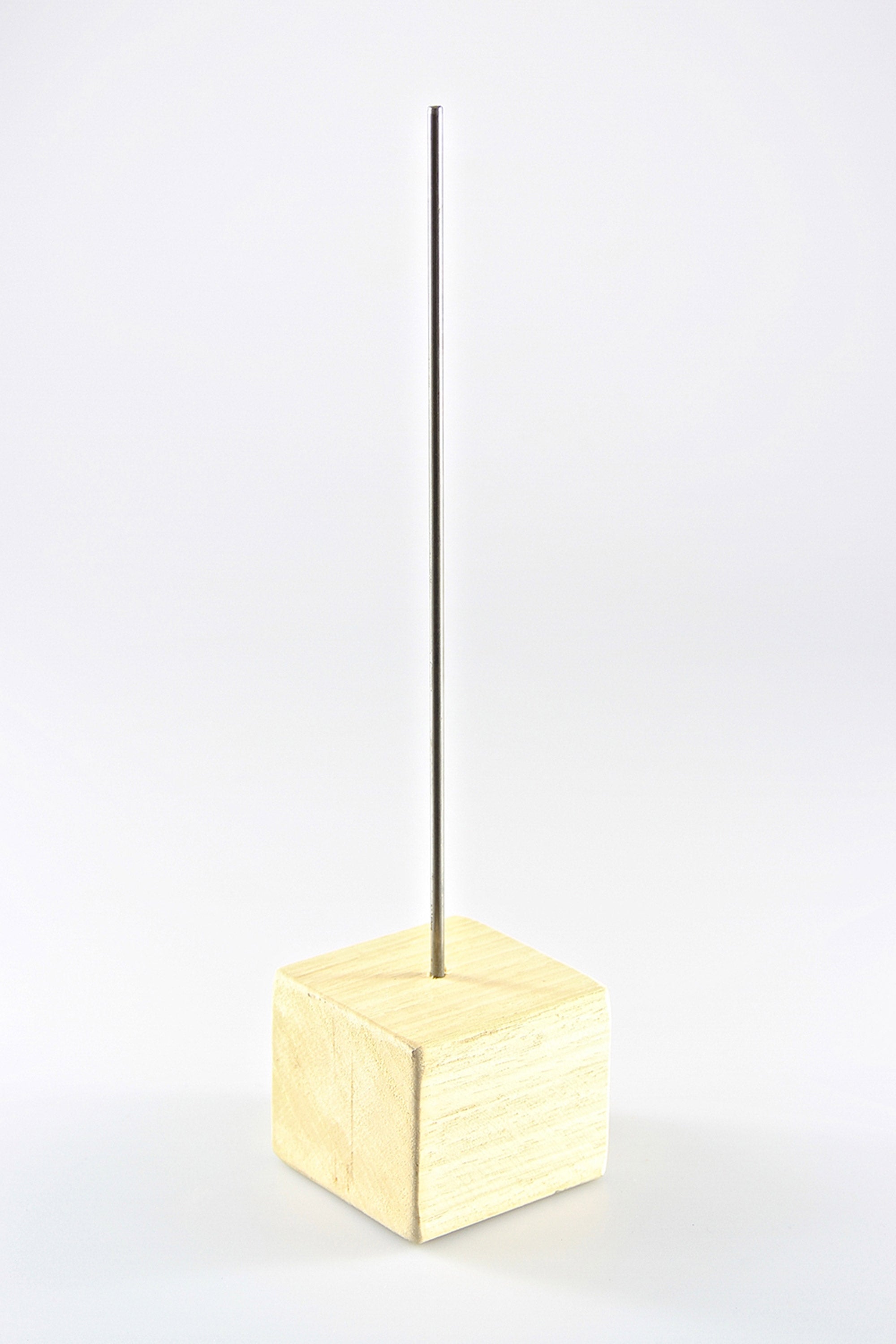 Wood and Metal Base 7x7x30cm