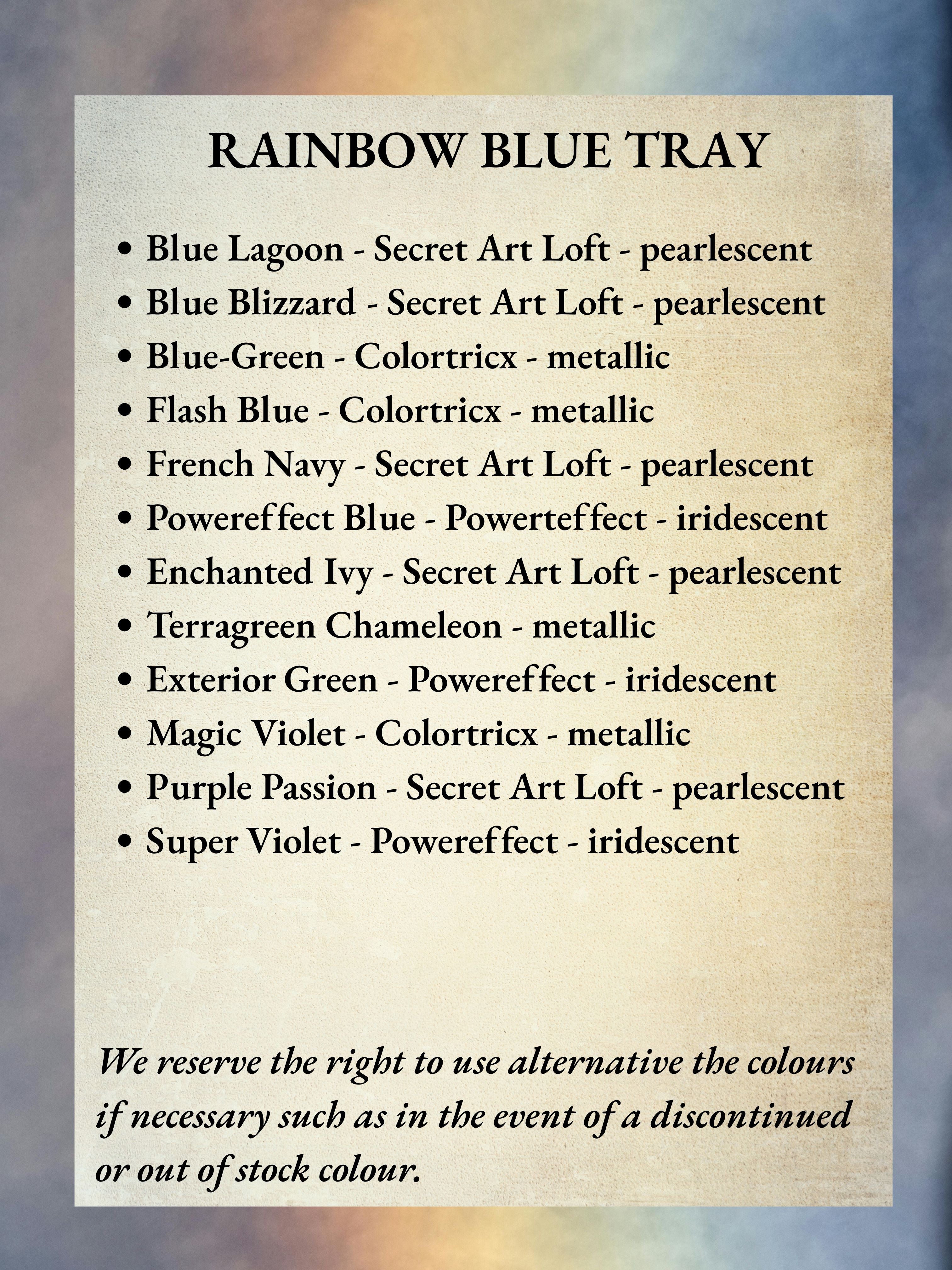 Pigment Trays